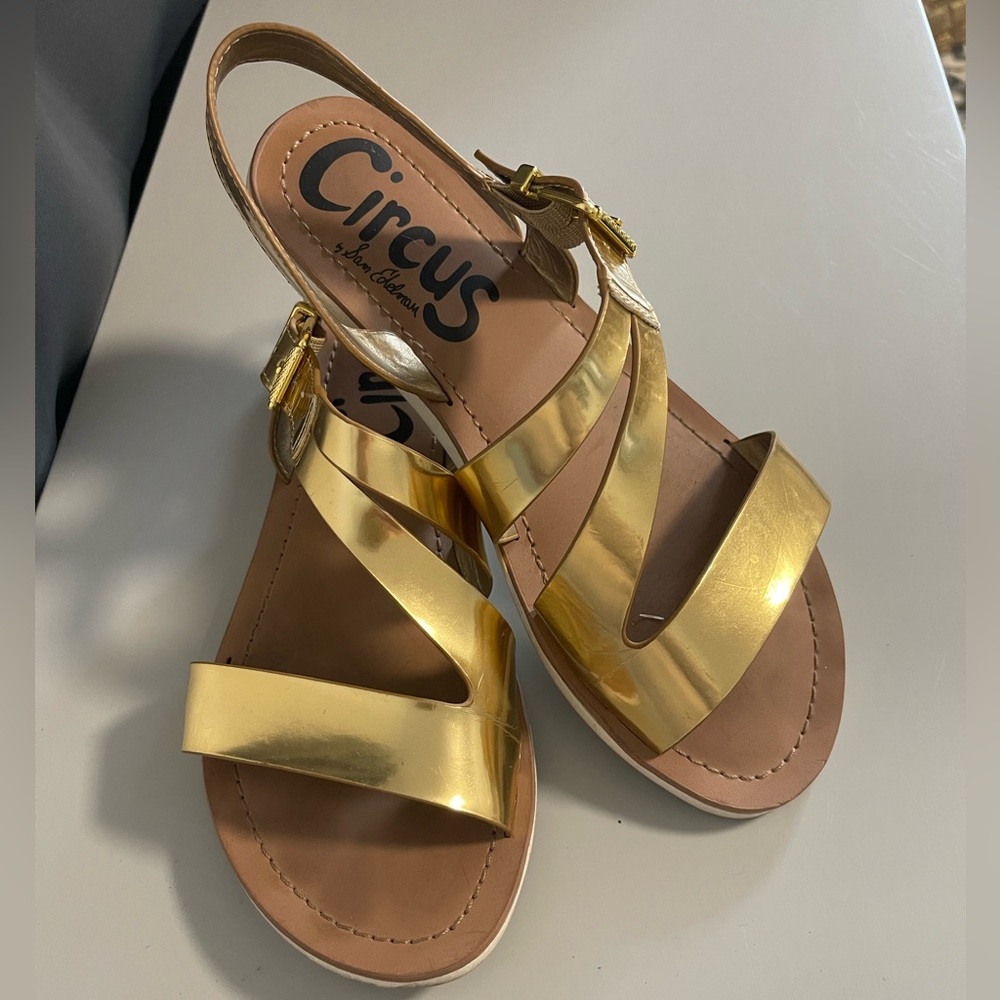 Gold Circus by Sam Edelman gladiator sandals